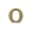 MDF 3D Letter Capital O